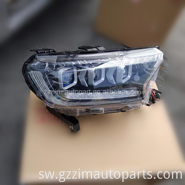 New arrival high quality 4 eye LED HeadLight For Everest Ranger T7 T8 2015 - 2018